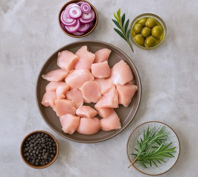 Chicken Boneless Breast Cubes 500g